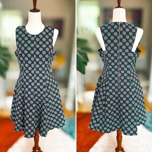 H&M Black & White Fit & Flare Cocktail Dress – Size 12